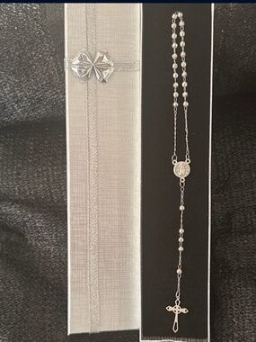 Silver 925 beautiful Rosary weighing 10.17G